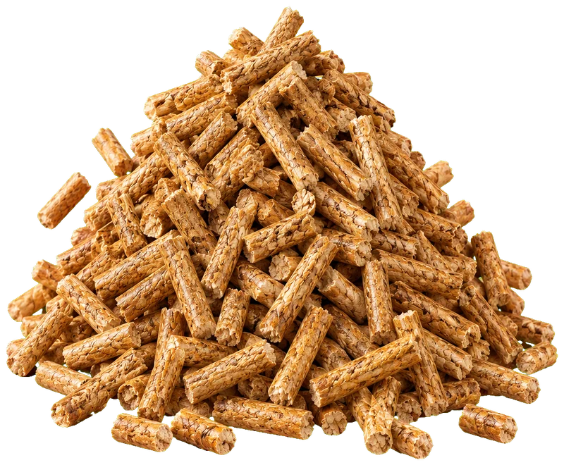 Groundnut Shell Pellets, a studio cut-out